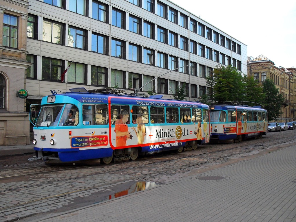 Рига, Tatra T3A № 30188
