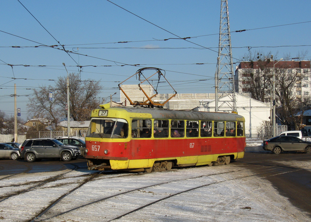 Харьков, Tatra T3SU № 657
