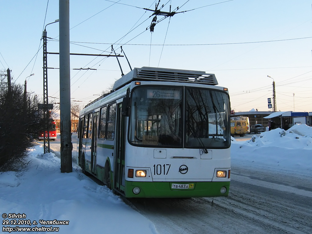 Челябинск, ЛиАЗ-5280 (ВЗТМ) № 1017