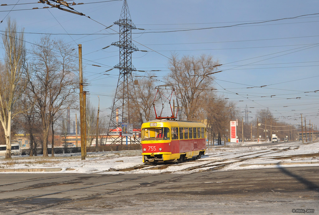 Запорожье, Tatra T3SU № 755
