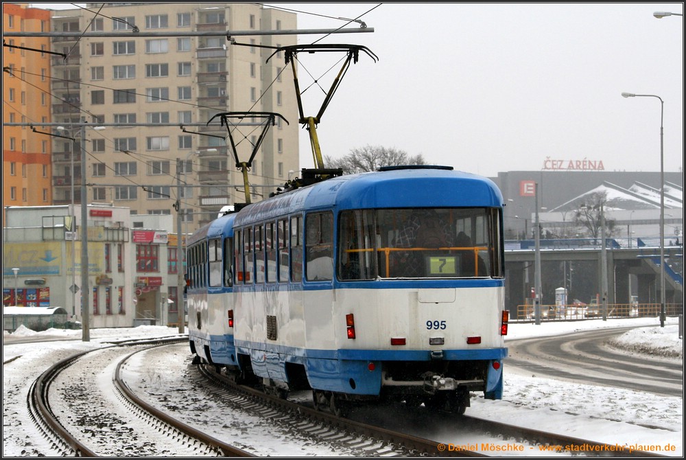 Острава, Tatra T3R.P № 995