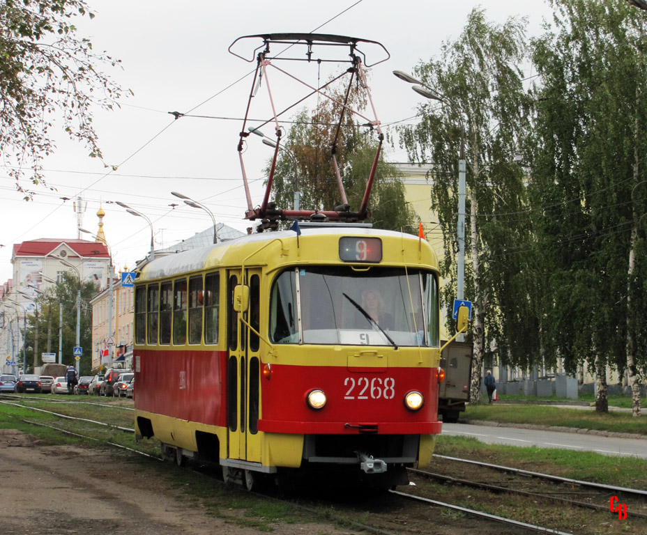 Ижевск, Tatra T3SU (двухдверная) № 2268