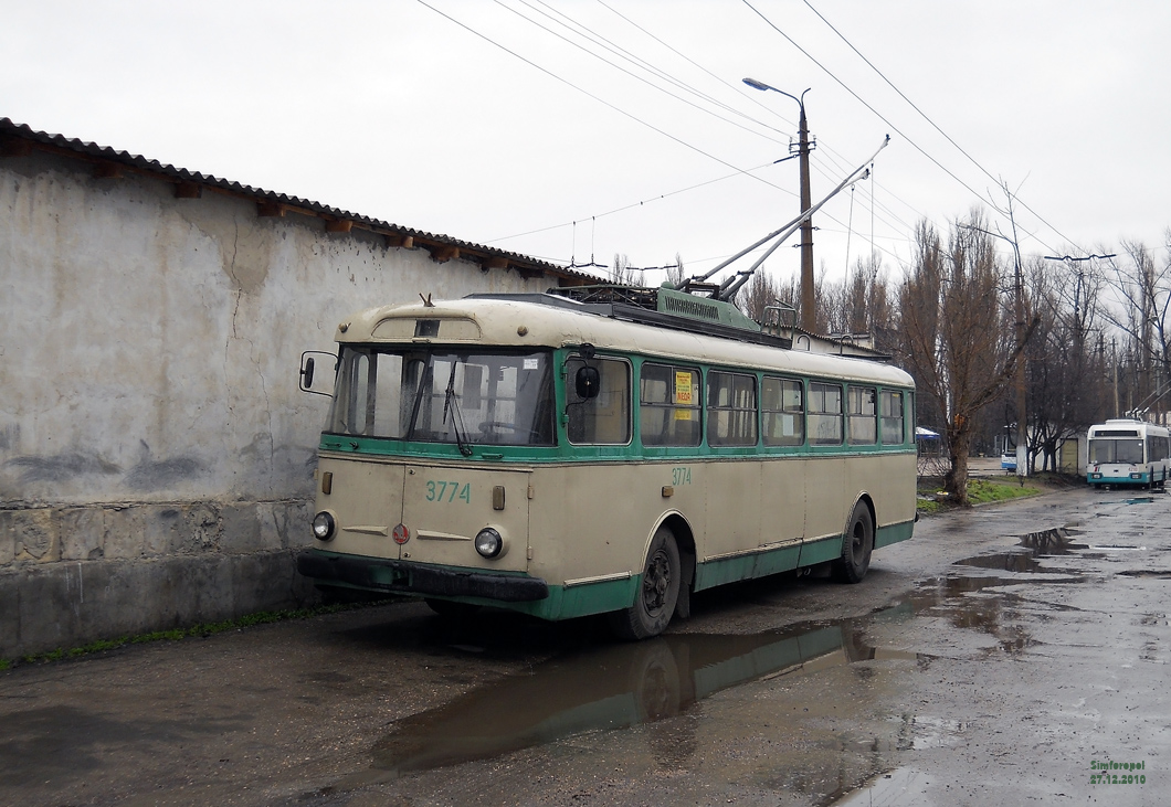 Крымский троллейбус, Škoda 9TrH27 № 3774