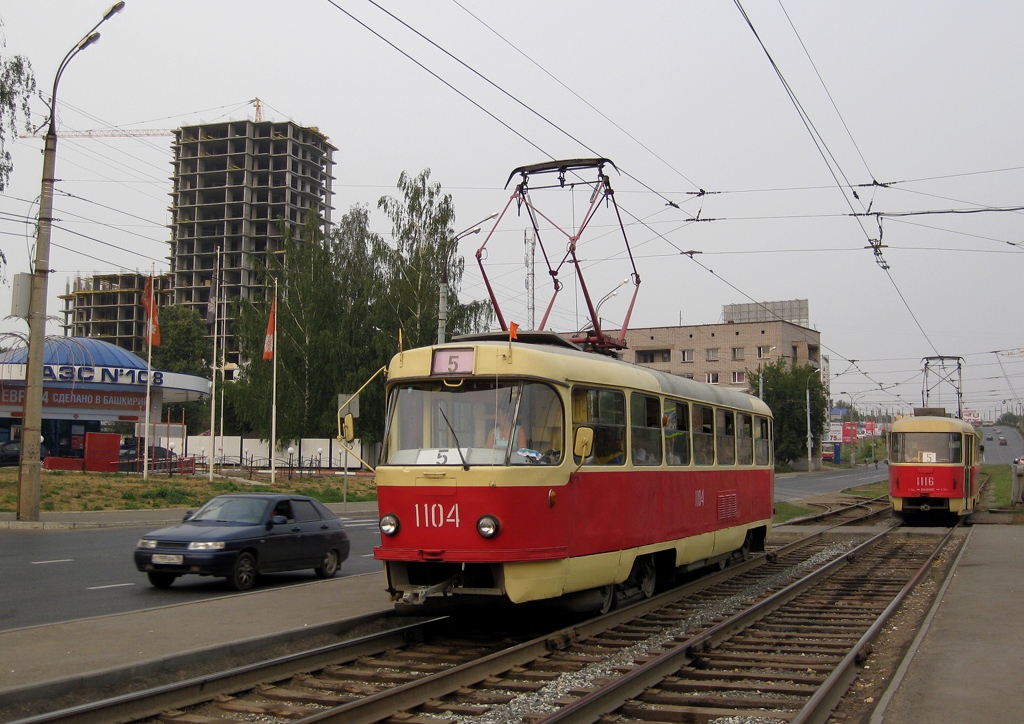 Ижевск, Tatra T3SU (двухдверная) № 1104