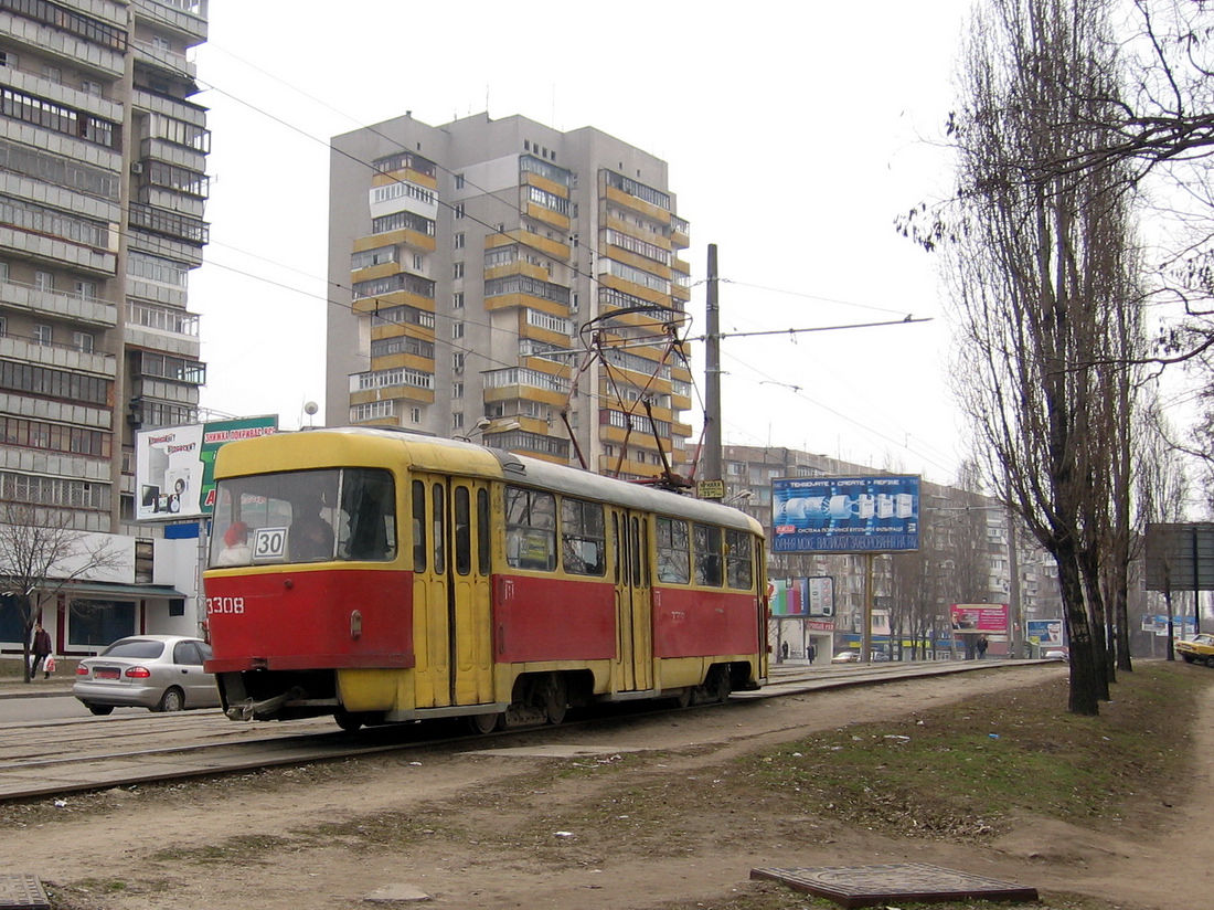Одесса, Tatra T3SU № 3308