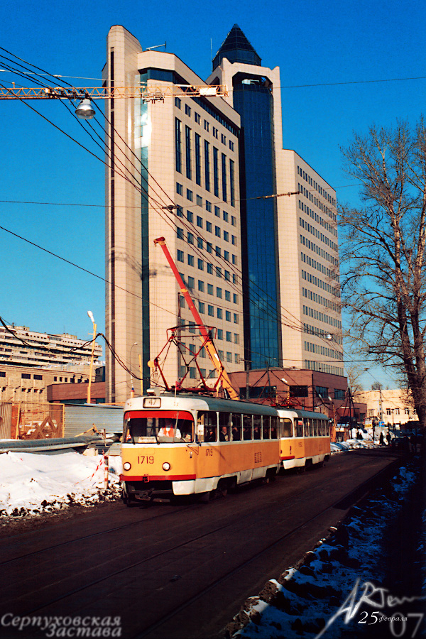 Москва, Tatra T3SU № 1719