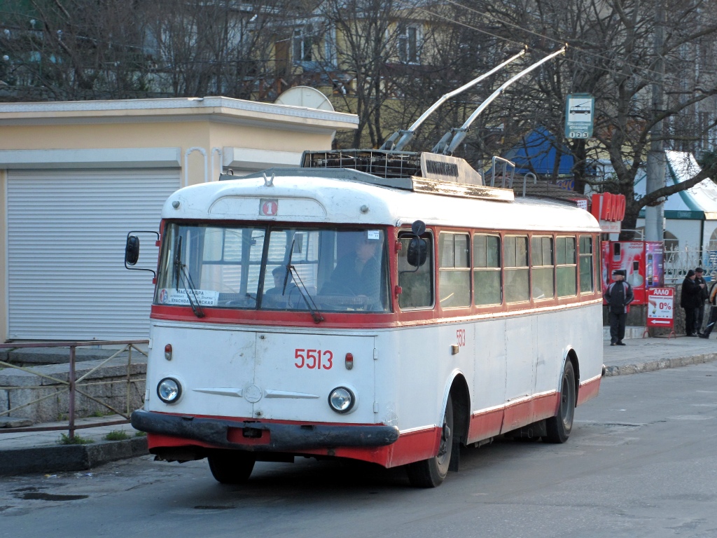 Крымский троллейбус, Škoda 9Tr19 № 5513