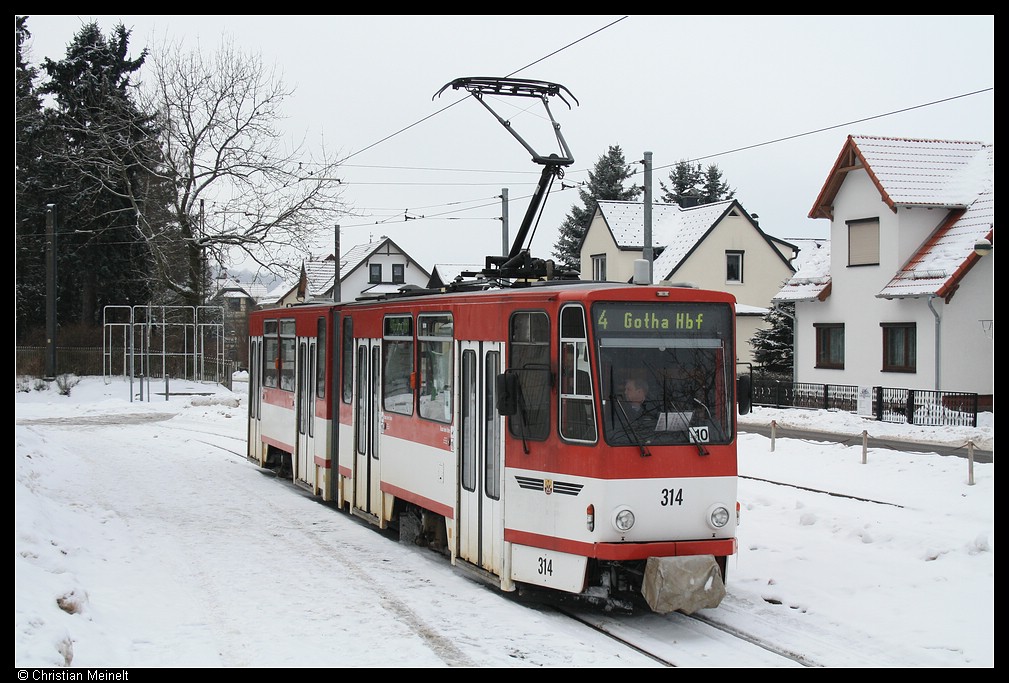 Гота, Tatra KT4DC № 314