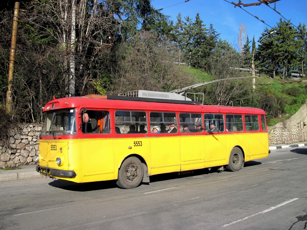 Крымский троллейбус, Škoda 9Tr21 № 5553