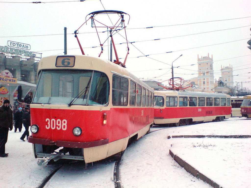 Харьков, Tatra T3SU № 3098