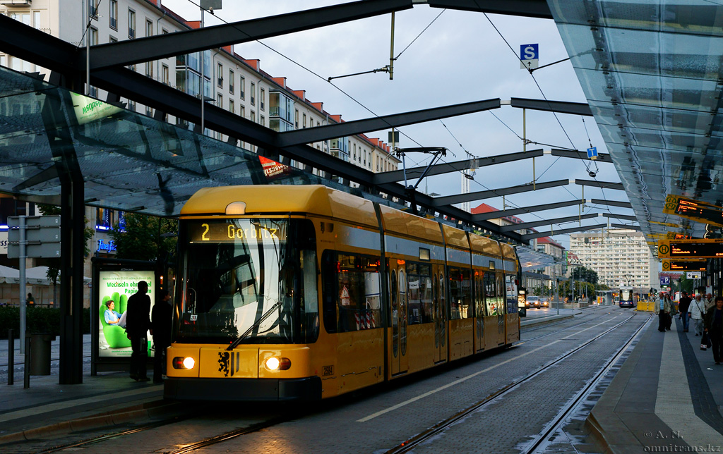 Дрезден, SachsenTram NGT 6 DD ZR № 2584