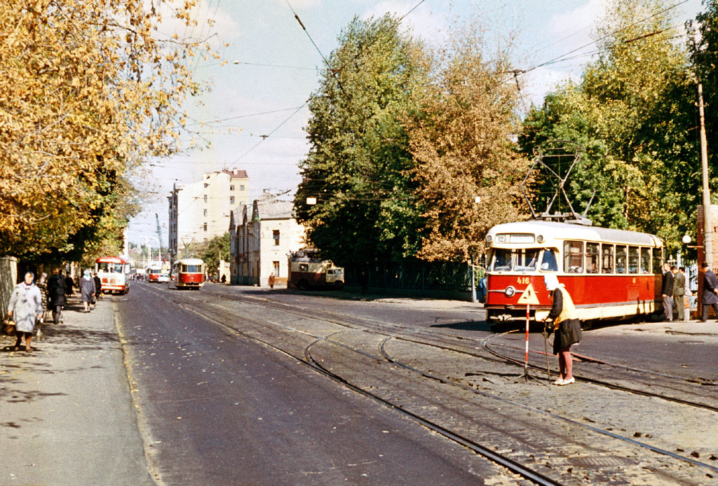 Москва, Tatra T2SU № 416