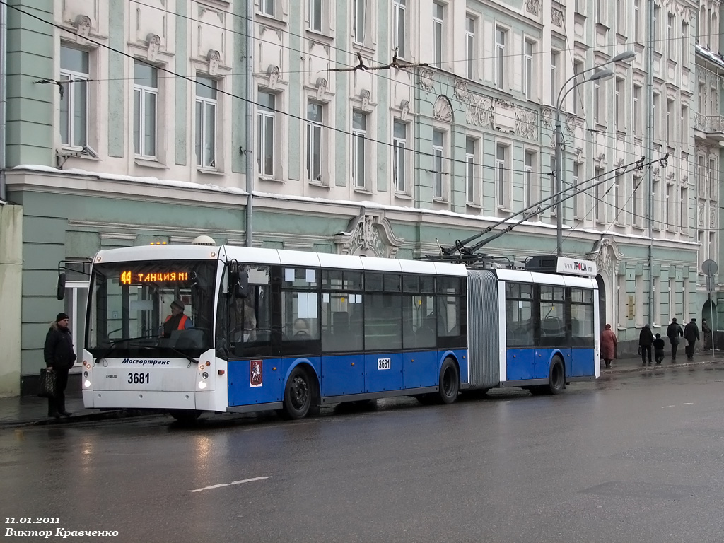 Москва, Тролза-6206.01 «Мегаполис» № 3681