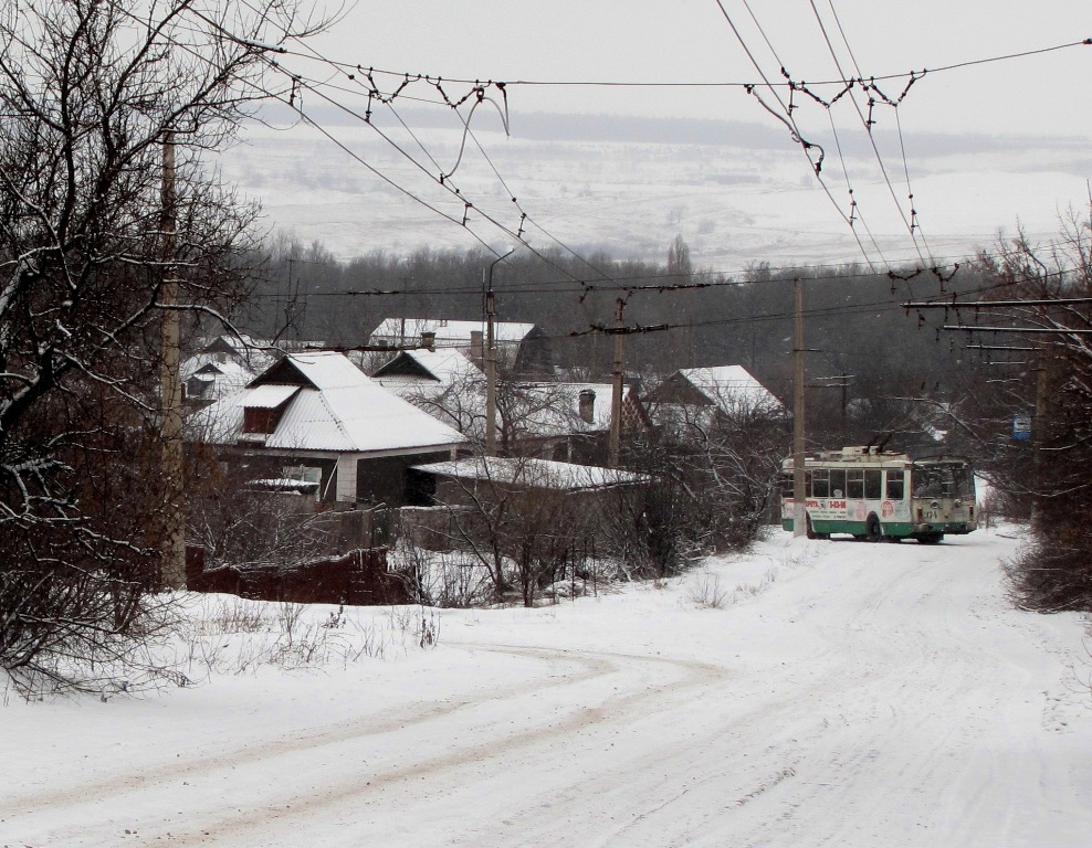 Altschewsk — Trolleybus network and infrastructure