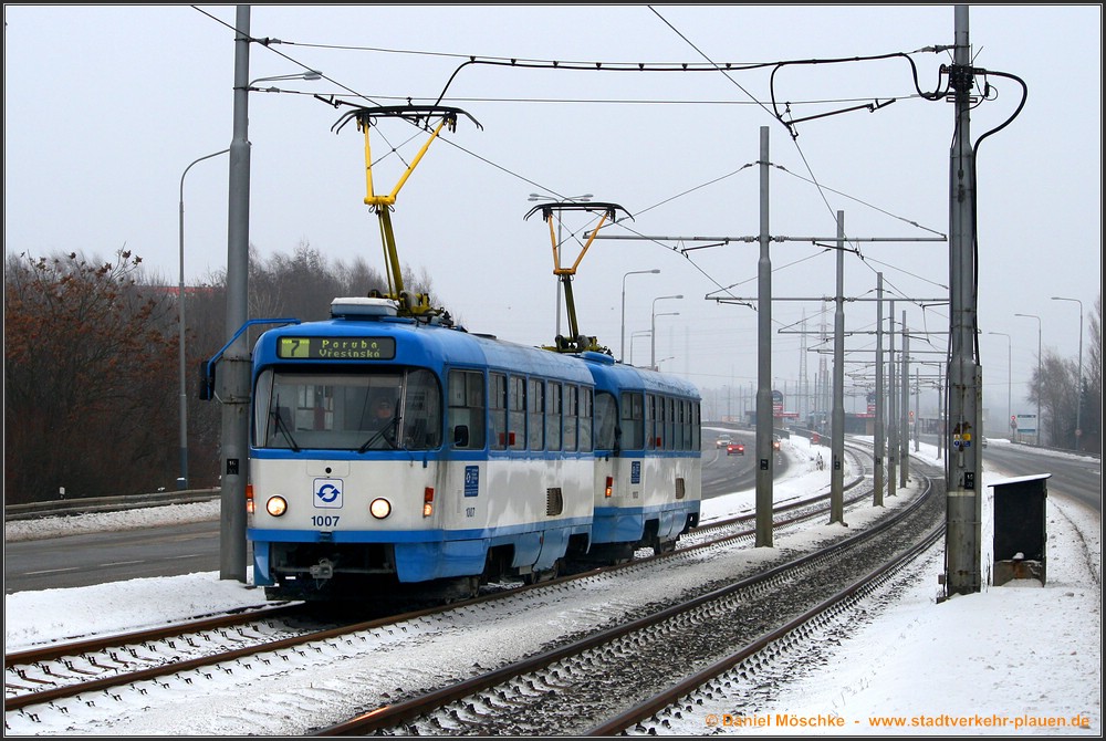 Острава, Tatra T3R.P № 1007