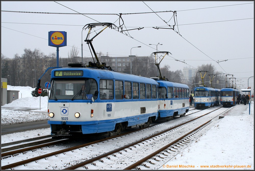 Острава, Tatra T3R.P № 1025