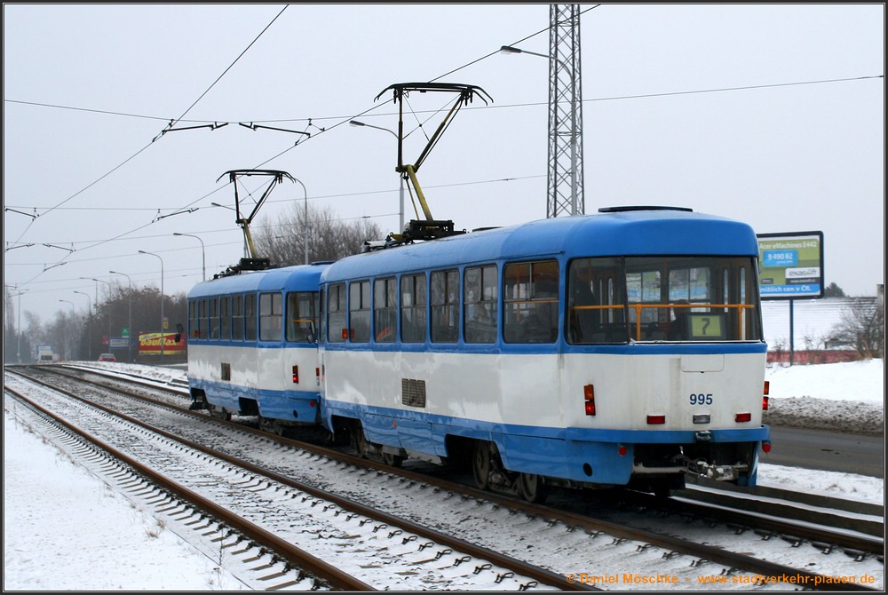Ostrava, Tatra T3R.P № 995