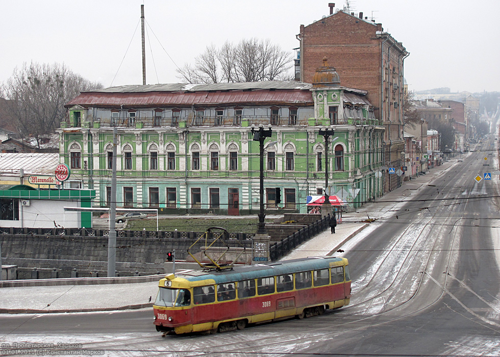 Харьков, Tatra T3SU № 3069