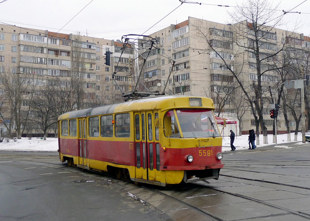 Киев, Tatra T3SU № 5581