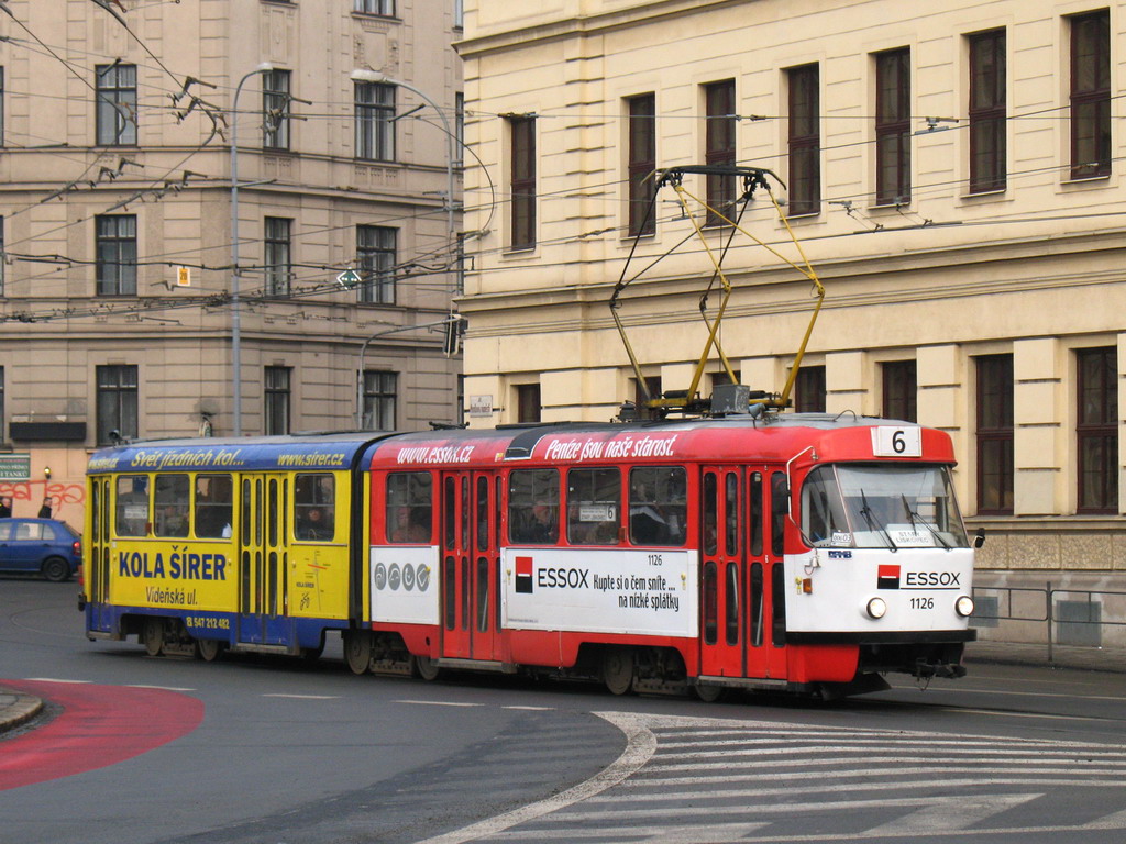 Брно, Tatra K2YU № 1126