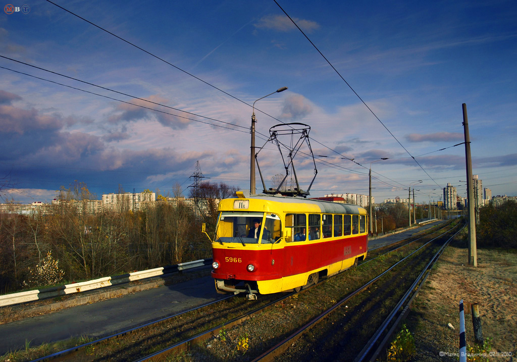 Киев, Tatra T3SU № 5966