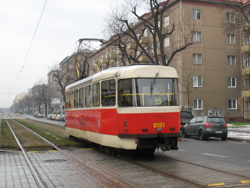 Прага, Tatra T3R.PV № 8151