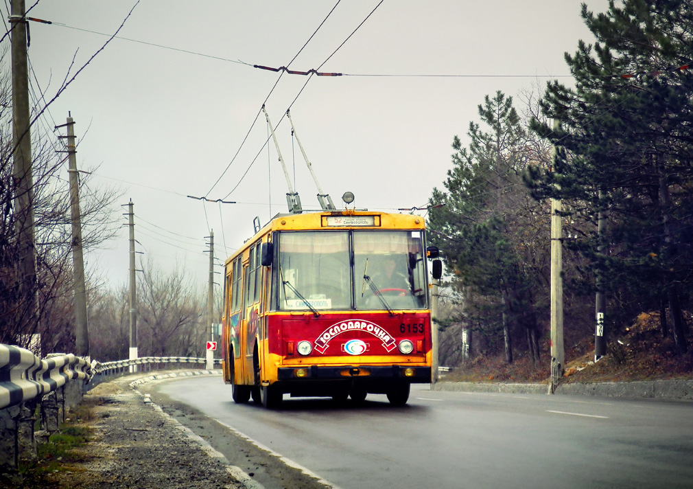 Крымский троллейбус, Škoda 14Tr11/6 № 6153