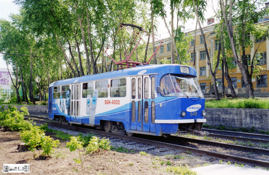 Екатеринбург, Tatra T3SU № 698