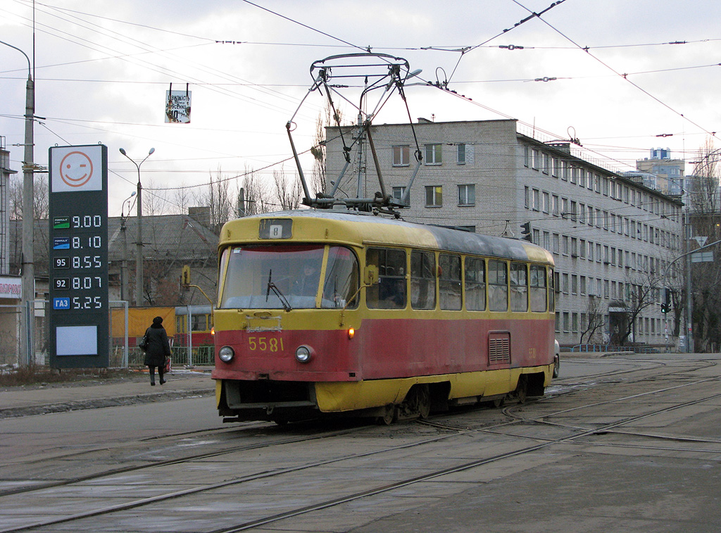 Киев, Tatra T3SU № 5581