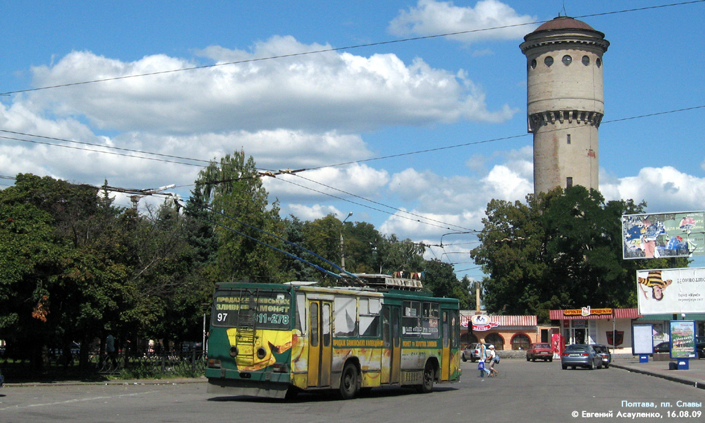 Полтава, YMZ T2 № 97; Полтава — Trolleybus lines and loops