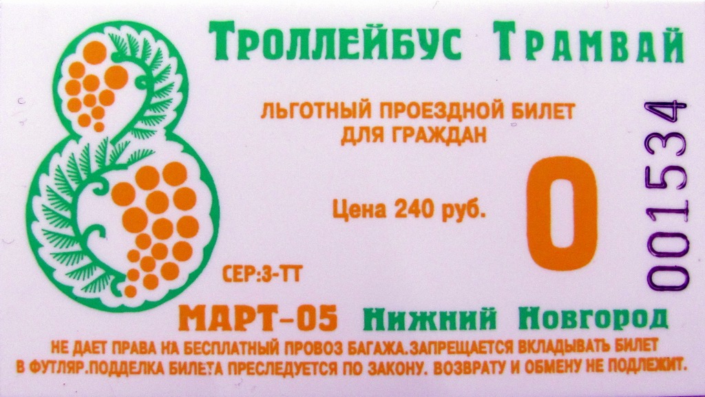 Žemutinis Naugardas — Tickets