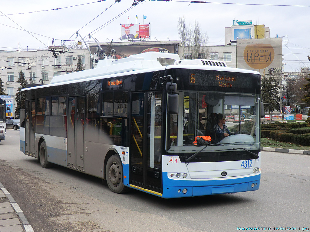 Крымский троллейбус, Богдан Т70110 № 4312