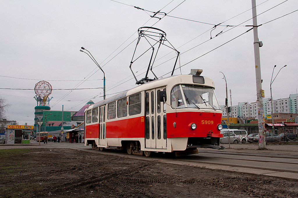 Киев, Tatra T3SU № 5909