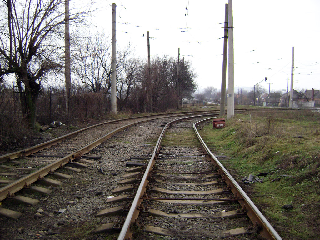 Кривой Рог — Трамвайные и троллейбусные линии и кольца