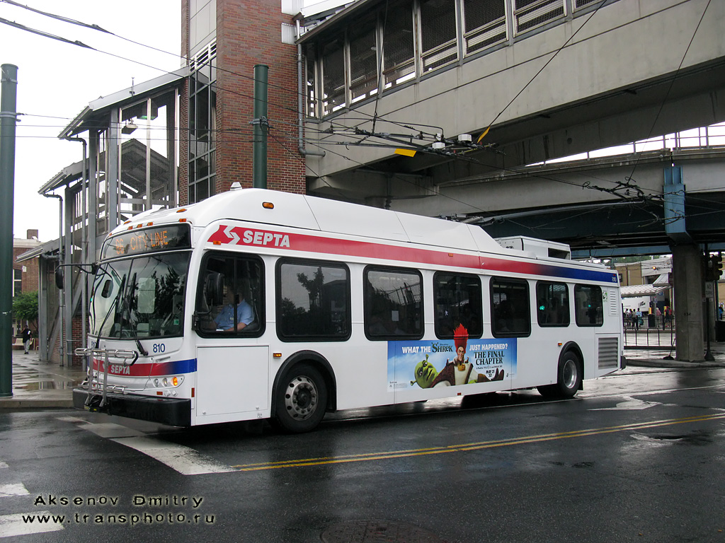 Филадельфия, New Flyer E40LFR № 810