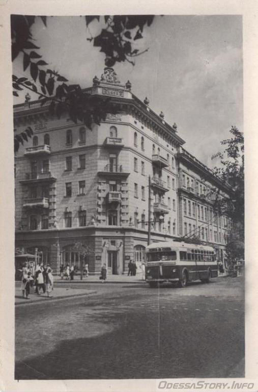 Oděsa — Old Photos: Trolleybus