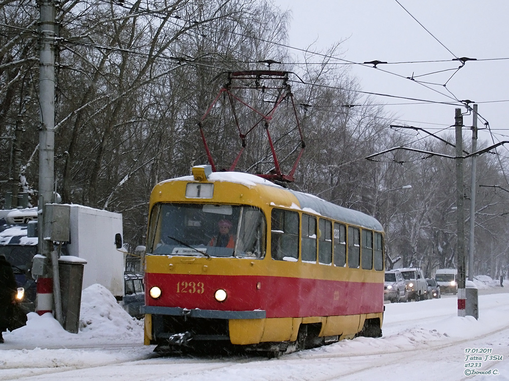 Ульяновск, Tatra T3SU № 1233