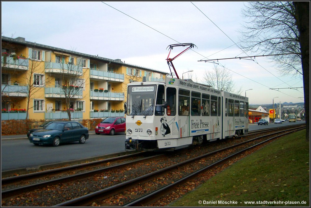 Плауен, Tatra KT4DMC № 211