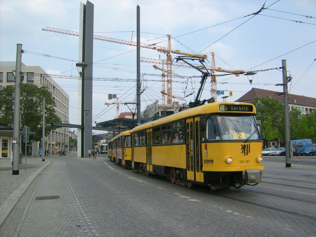 Дрезден, Tatra T4D-MT № 224 267; Дрезден — Прощание с Татрами (29.05.2010)