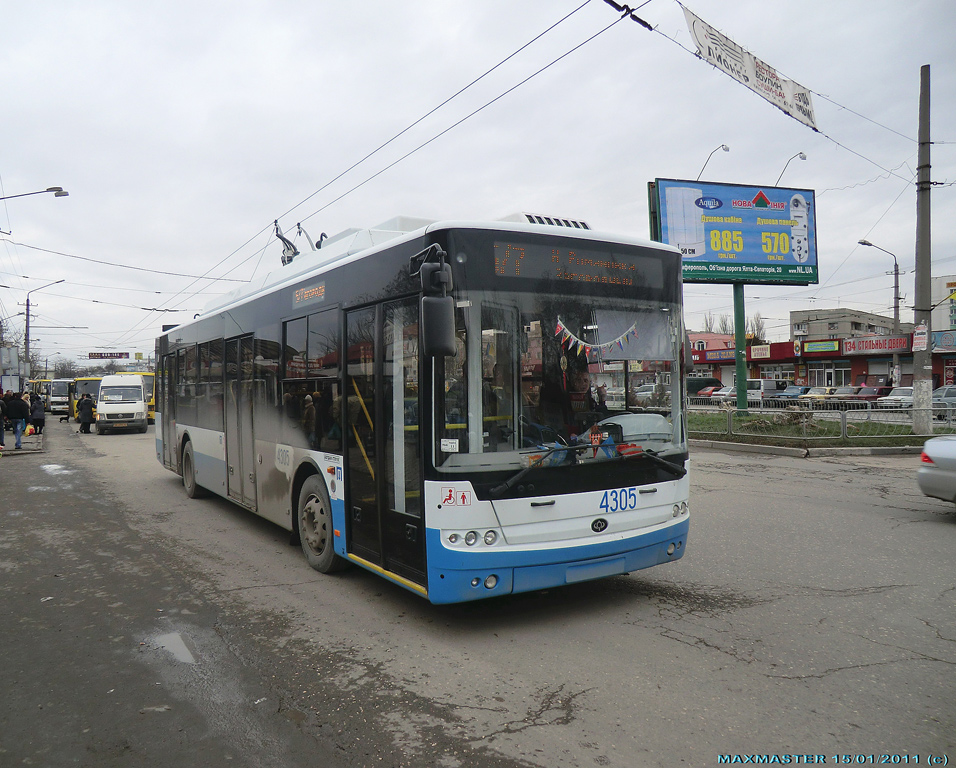 Крымский троллейбус, Богдан Т70110 № 4305