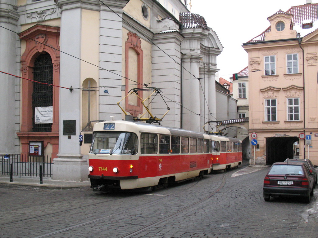 Прага, Tatra T3SUCS № 7144