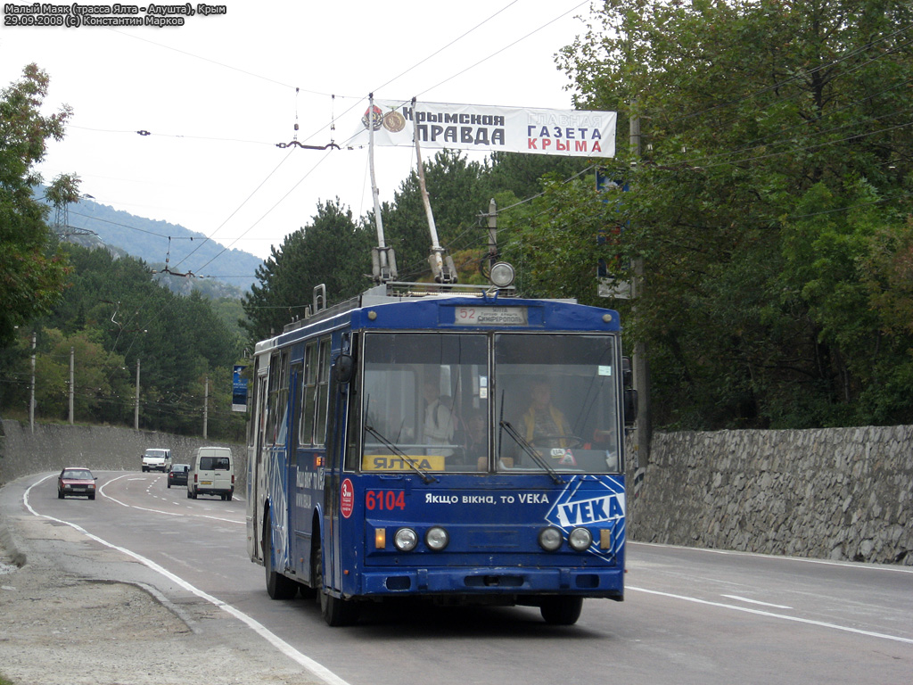 Крымский троллейбус, Škoda 14Tr89/6 № 6104