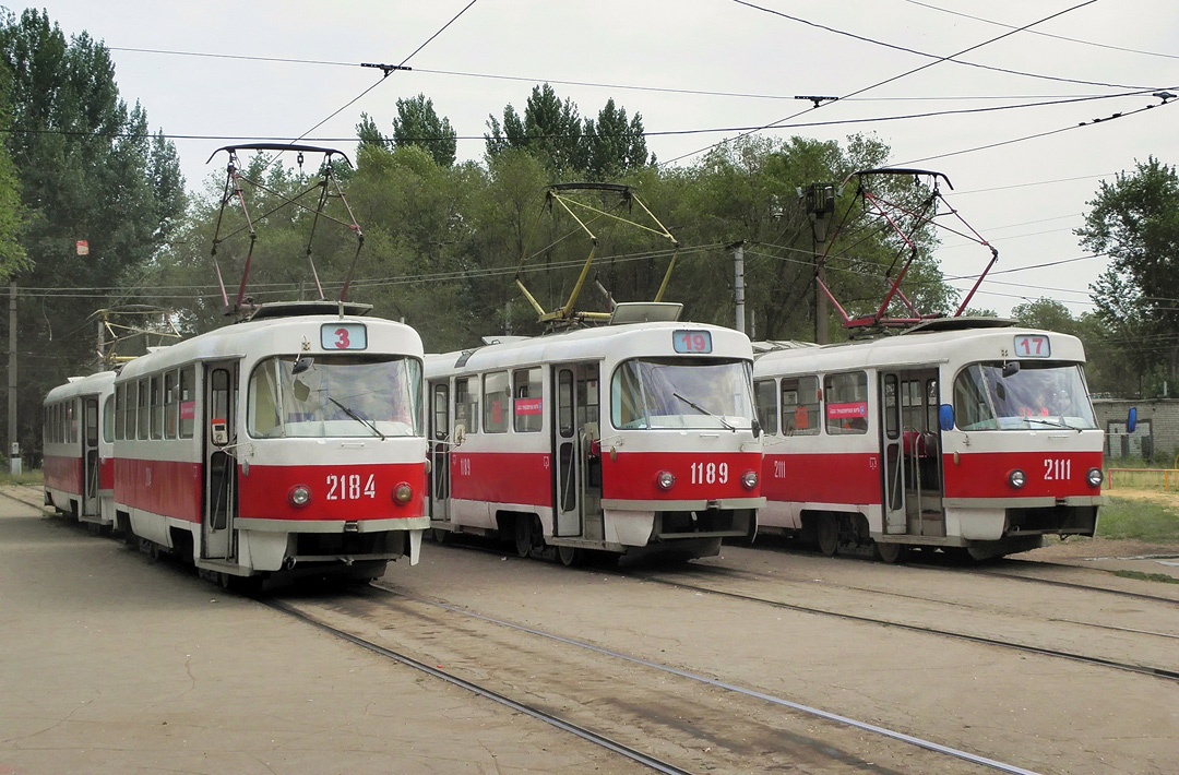 Samara, Tatra T3SU (2-door) N°. 2184; Samara — Terminus stations and loops (tramway)