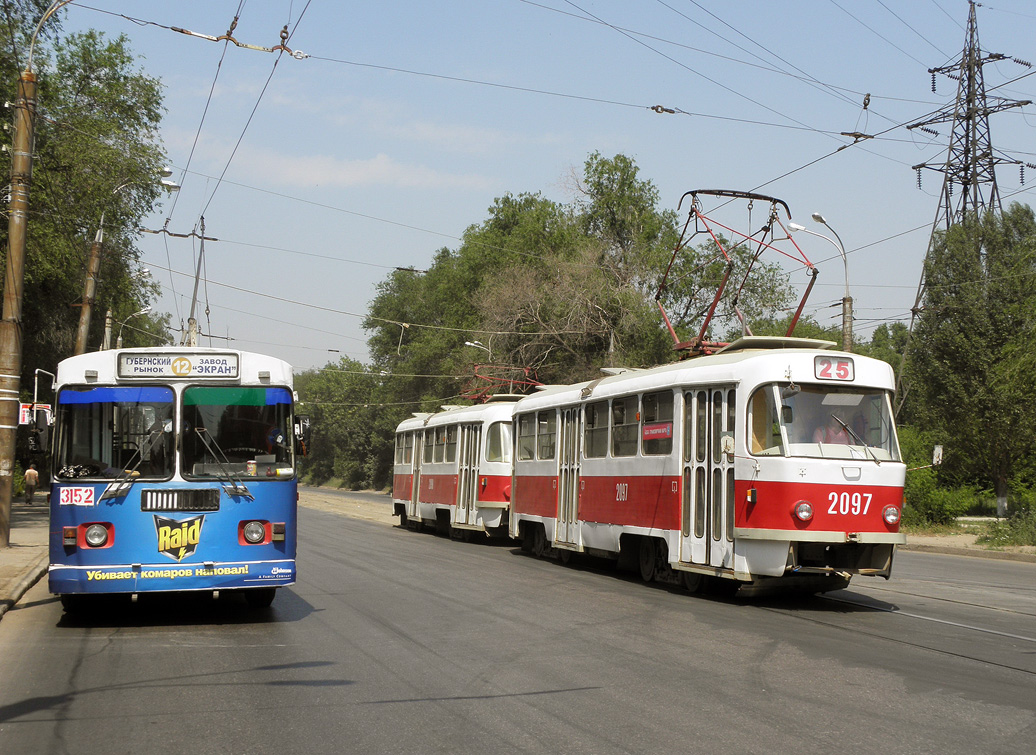 Самара, ЗиУ-682Г [Г00] № 3152; Самара, Tatra T3SU № 2097