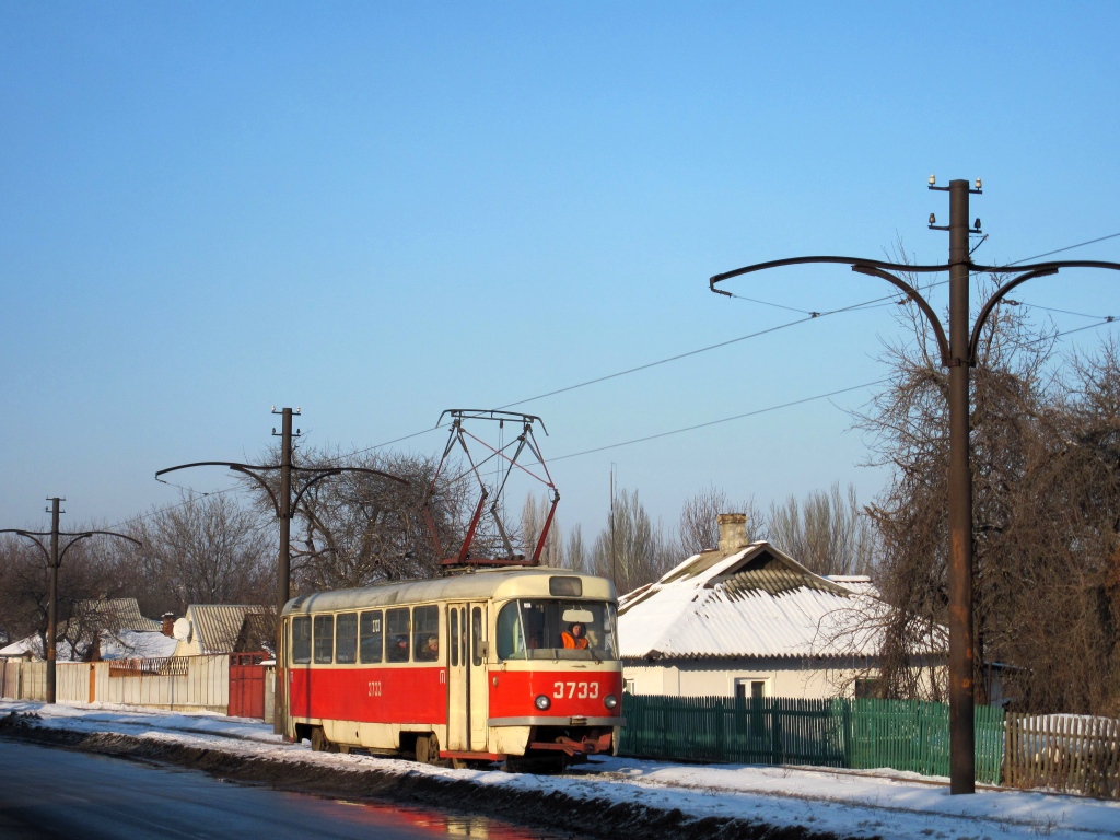 Донецк, Tatra T3SU (двухдверная) № 3733