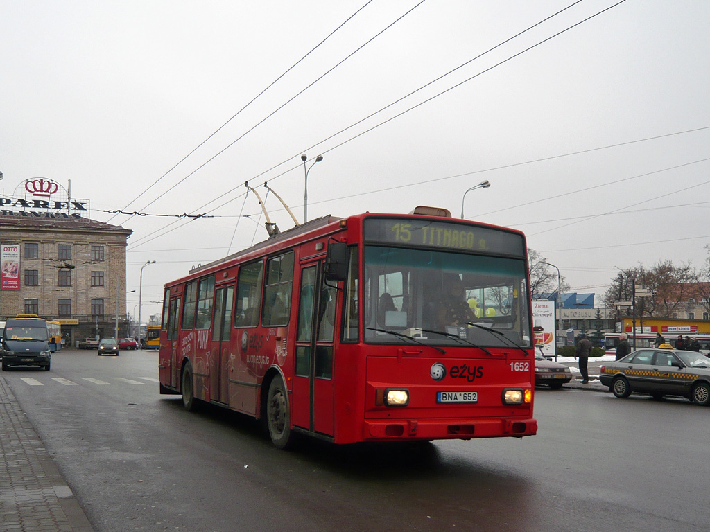 Вильнюс, Škoda 14Tr17/6M № 1652
