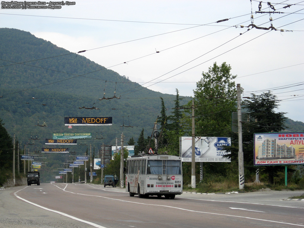 Крымский троллейбус, Škoda 14Tr02/6 № 8051