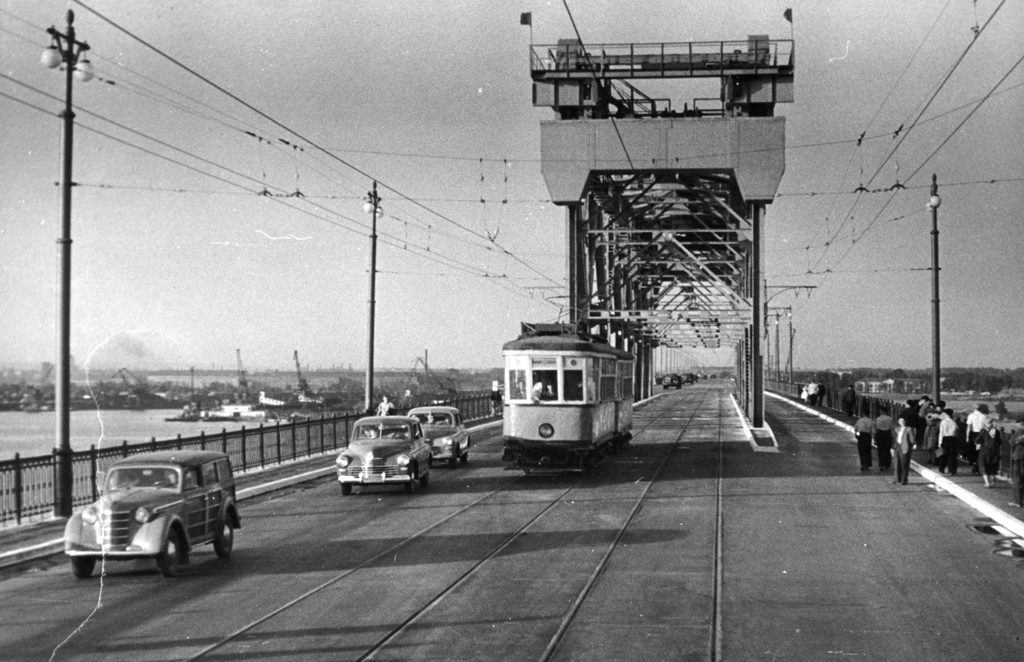 Днепр, Двухосный моторный Николаевского завода № 205; Днепр — Исторические фотографии: Трамвай