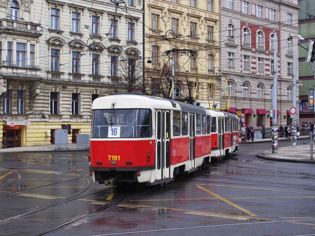 Прага, Tatra T3SUCS № 7191