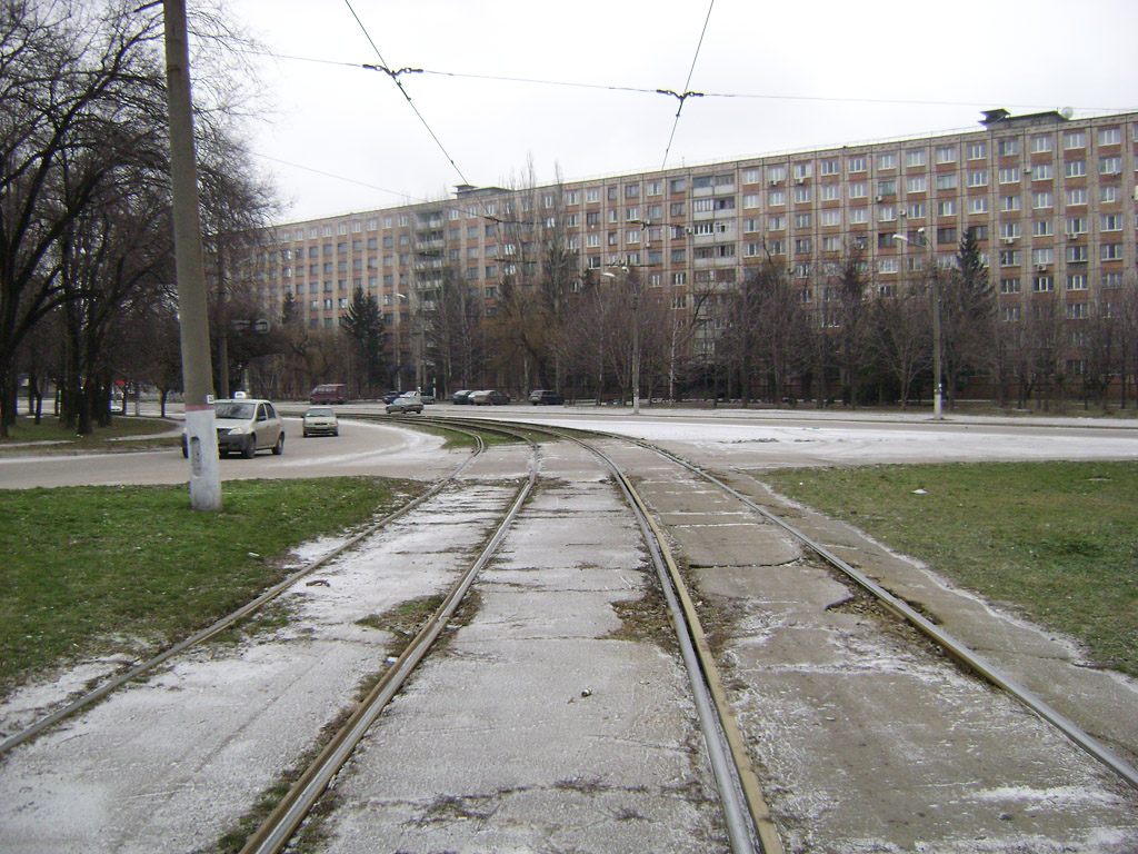 Кривой Рог — Трамвайные и троллейбусные линии и кольца